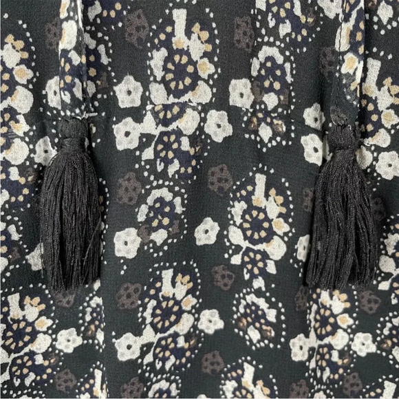 Madewell Woodland Artisan Dress 0 Boho Flowy Peasant Hippie Floral - Picture 7 of 7